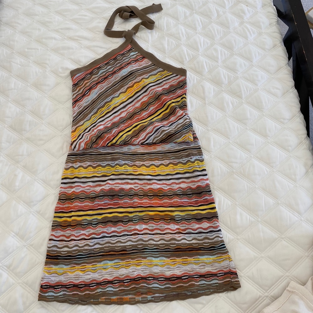 Missoni halter knit  dress